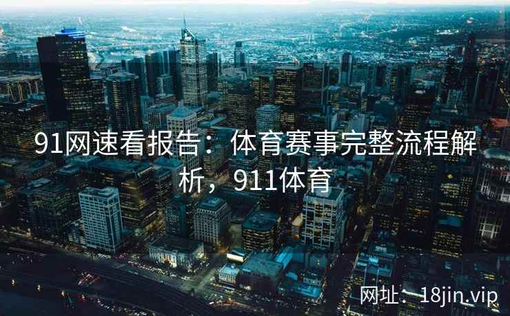 91网速看报告：体育赛事完整流程解析，911体育