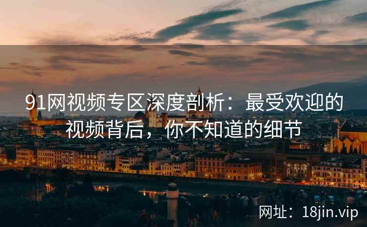 91网视频专区深度剖析：最受欢迎的视频背后，你不知道的细节
