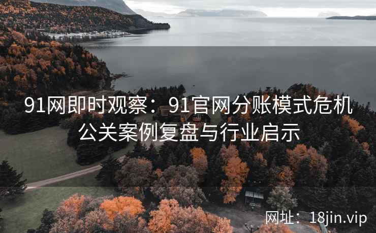 91网即时观察：91官网分账模式危机公关案例复盘与行业启示