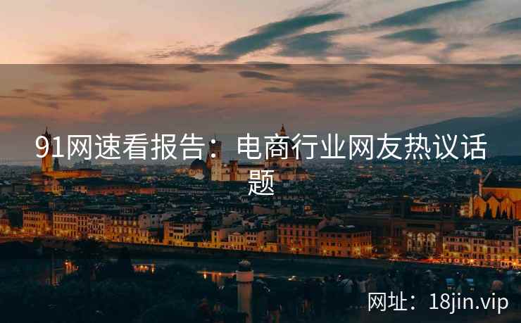 91网速看报告：电商行业网友热议话题